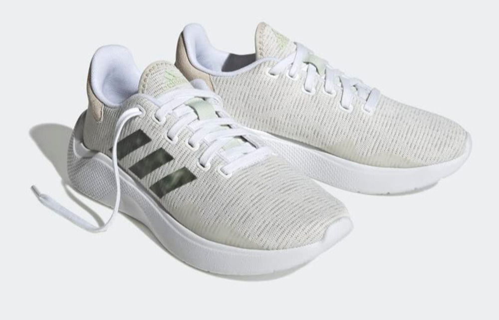 Adidas Puremotion 2.0 Women's Running Shoes White Linen Green Size 10